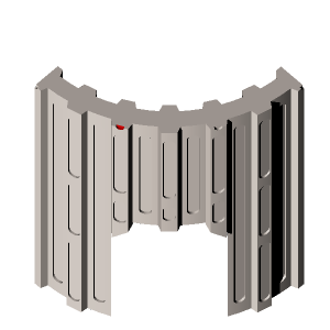 OP0005 - Outpost wall corner (round type 2)